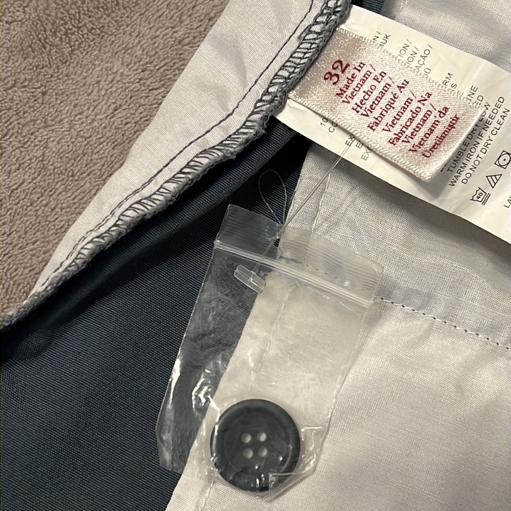 Men's Original Penguin Blue Chino Shorts - Picture 16 of 16